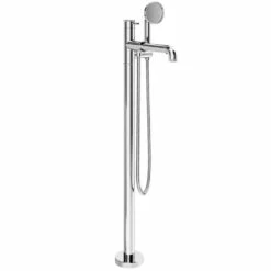 Crosswater MPRO Industrial Floorstanding Bath & Shower Mixer Tap - Chrome