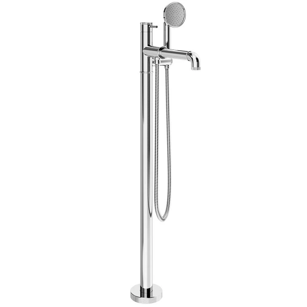 Crosswater MPRO Industrial Floorstanding Bath & Shower Mixer Tap - Chrome 3 Crosswater MPRO Industrial Floorstanding Bath & Shower Mixer Tap - Chrome