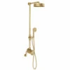 Crosswater MPRO Industrial Multifunction Thermostatic Shower Valve & Rigid Riser Kit - Unlacquered Brushed Brass 1 Crosswater MPRO Industrial Multifunction Thermostatic Shower Valve & Rigid Riser Kit - Unlacquered Brushed Brass -TAP WAREHOUSE Shop crosswater mpro industrial rigid riser kit brushed brass cutout