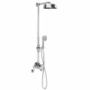Crosswater MPRO Industrial Multifunction Thermostatic Shower Valve & Rigid Riser Kit - Chrome