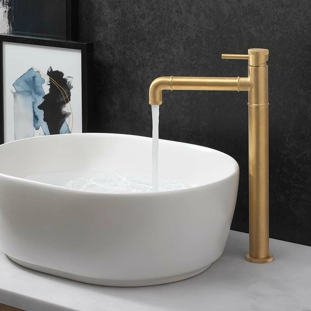 Crosswater MPRO Industrial Tall Basin Mixer Tap - Chrome 3 Crosswater MPRO Industrial Tall Basin Mixer Tap - Chrome