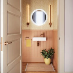 Crosswater MPRO Basin Monobloc Mixer Tap - Chrome -TAP WAREHOUSE Shop crosswater mpro mono basin mixer bronze lifestyle room set