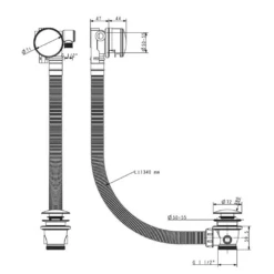 Crosswater MPRO Bath Filler With Integrated Overflow & Click Clack Waste -TAP WAREHOUSE Shop crosswater mpro overflow bath filler pro0351c tech