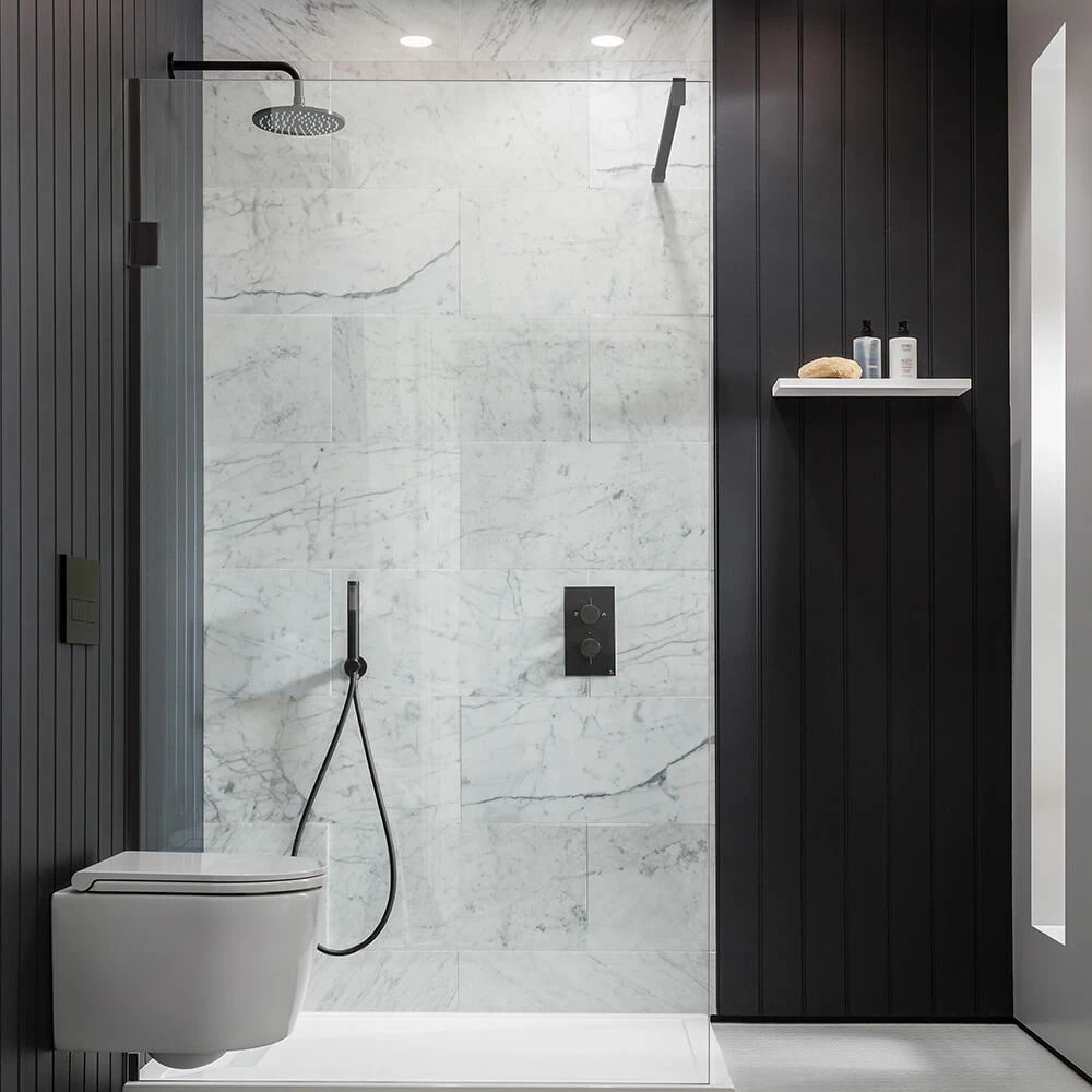 Crosswater MPRO 2 Outlet 2 Handle Shower Bundle - Matt Black 4 Crosswater MPRO 2 Outlet 2 Handle Shower Bundle - Matt Black - Image 2