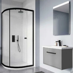 Crosswater MPRO 2 Outlet 3 Handle Shower Bundle - Matt Black 14 Crosswater MPRO 2 Outlet 3 Handle Shower Bundle - Matt Black -TAP WAREHOUSE Shop crosswater mpro shower bundle 3 handle valve matt black lifestyle 2