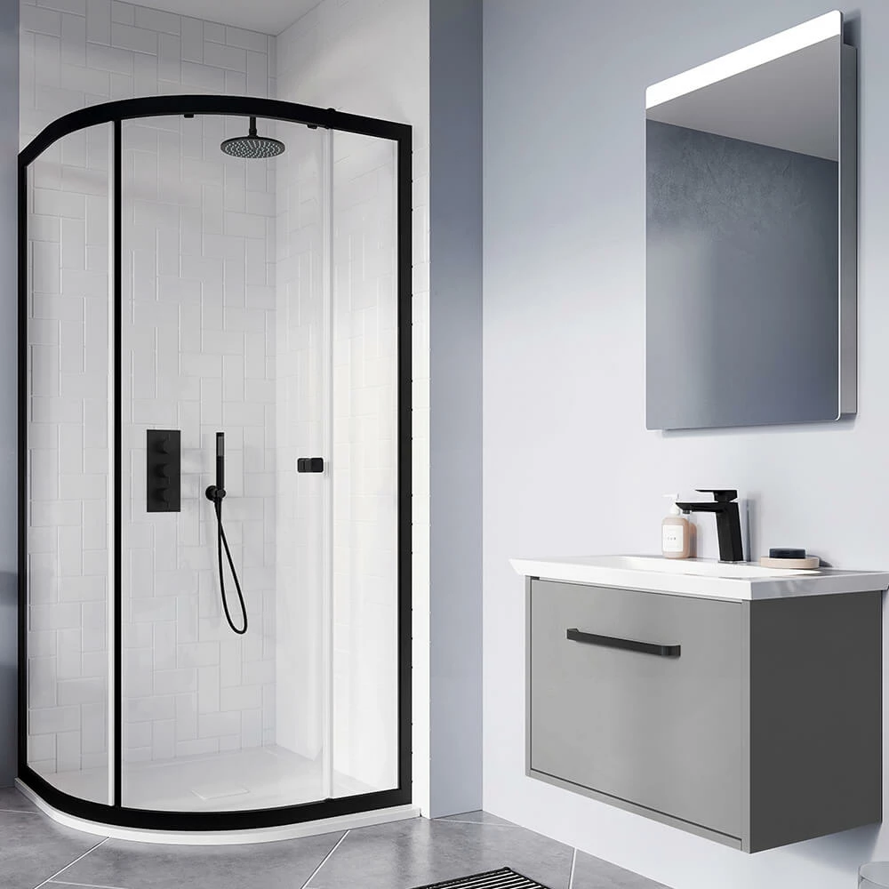 Crosswater MPRO 2 Outlet 3 Handle Shower Bundle - Matt Black 8 Crosswater MPRO 2 Outlet 3 Handle Shower Bundle - Matt Black - Image 6