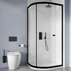 Crosswater MPRO 2 Outlet 3 Handle Shower Bundle - Matt Black 10 Crosswater MPRO 2 Outlet 3 Handle Shower Bundle - Matt Black -TAP WAREHOUSE Shop crosswater mpro shower bundle 3 handle valve matt black lifestyle