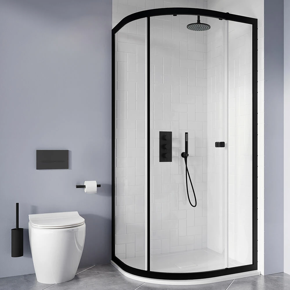 Crosswater MPRO 2 Outlet 3 Handle Shower Bundle - Matt Black 4 Crosswater MPRO 2 Outlet 3 Handle Shower Bundle - Matt Black - Image 2