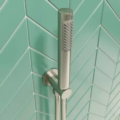Crosswater MPRO 2 Outlet 2 Handle Shower Bundle - Brushed Stainless Steel Effect 14 Crosswater MPRO 2 Outlet 2 Handle Shower Bundle - Brushed Stainless Steel Effect -TAP WAREHOUSE Shop crosswater mpro shower bundle handset brushed steel