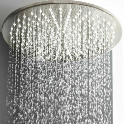 Crosswater MPRO 2 Outlet 3 Handle Shower Bundle - Brushed Stainless Steel Effect -TAP WAREHOUSE Shop crosswater mpro shower bundle shower head brushed steel 1