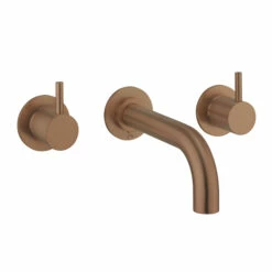 Crosswater MPRO 3 Hole Wall Mounted Bath Filler Tap - Slate 17 Crosswater MPRO 3 Hole Wall Mounted Bath Filler Tap - Slate -TAP WAREHOUSE Shop crosswater mpro wall 3 hole bath tap bronze cutout