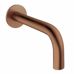 Crosswater MPRO Bath Spout - Brushed Brass 14 Crosswater MPRO Bath Spout - Brushed Brass -TAP WAREHOUSE Shop crosswater mpro wall bath spout bronze cutout
