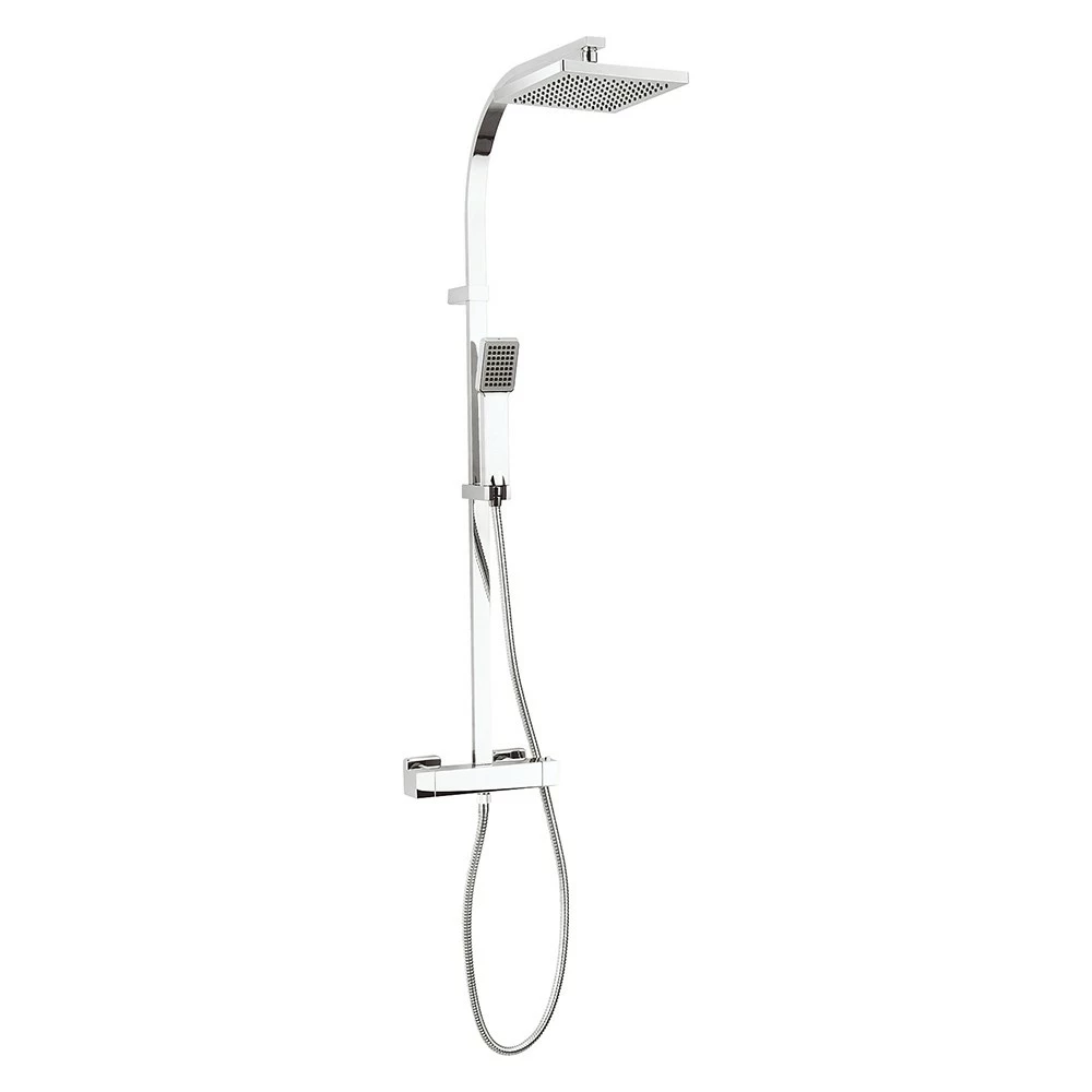 Crosswater Planet Thermostatic Exposed Shower Kit With Fixed Head & Shower Handset 4 Crosswater Planet Thermostatic Exposed Shower Kit With Fixed Head & Shower Handset - Image 2