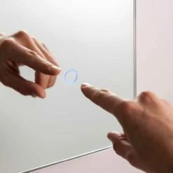 Crosswater Radiance Ambient Lit Mirror - 600 X 800mm -TAP WAREHOUSE Shop crosswater radiance mirror touch sensitive control