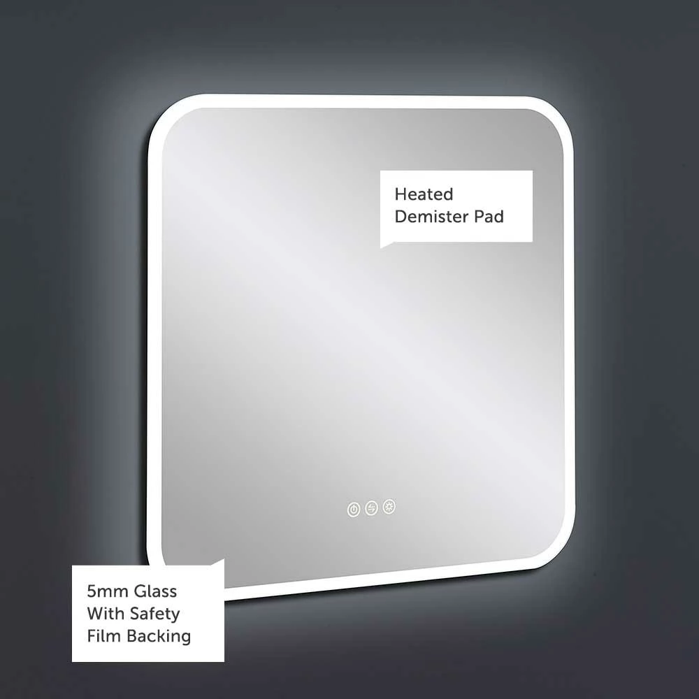 Crosswater Svelte Illuminated Mirror With Demister & Colour Change LED's - 1200 X 700mm 7 Crosswater Svelte Illuminated Mirror With Demister & Colour Change LED's - 1200 X 700mm - Image 5