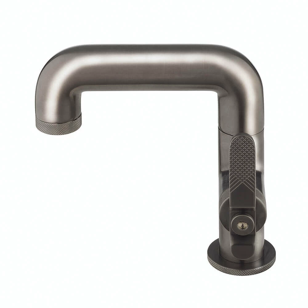 Crosswater Union WRAS Approved Mono Basin Mixer Tap - Brushed Black Chrome 5 Crosswater Union WRAS Approved Mono Basin Mixer Tap - Brushed Black Chrome - Image 3