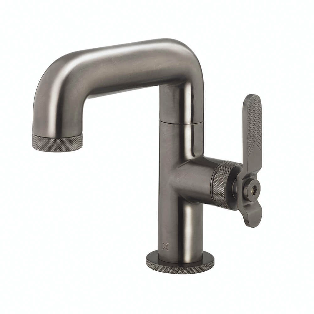 Crosswater Union WRAS Approved Mono Basin Mixer Tap - Brushed Black Chrome 4 Crosswater Union WRAS Approved Mono Basin Mixer Tap - Brushed Black Chrome - Image 2