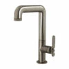 Crosswater Union Tall Basin Mixer Tap - Brushed Black Chrome -TAP WAREHOUSE Shop crosswater union brushed black chrome tall basin tap cutout