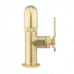 Crosswater Union WRAS Approved Mono Basin Mixer Tap - Brushed Brass 10 Crosswater Union WRAS Approved Mono Basin Mixer Tap - Brushed Brass -TAP WAREHOUSE Shop crosswater union brushed brass basin tap cutout 3