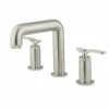 Crosswater Union 3 Hole Basin Mixer Tap With Levers - Brushed Nickel -TAP WAREHOUSE Shop crosswater union brushed nickel 3 hole basin tap lever cutout