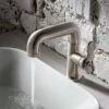 Crosswater Union WRAS Approved Mono Basin Mixer Tap - Brushed Nickel