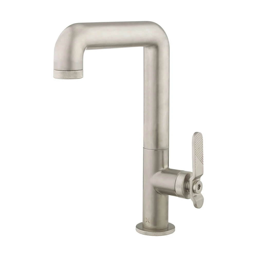 Crosswater Union Tall Basin Mixer Tap - Brushed Nickel 4 Crosswater Union Tall Basin Mixer Tap - Brushed Nickel - Image 2