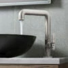 Crosswater Union Tall Basin Mixer Tap - Brushed Nickel 1 Crosswater Union Tall Basin Mixer Tap - Brushed Nickel -TAP WAREHOUSE Shop crosswater union brushed nickel tall basin tap lifestyle