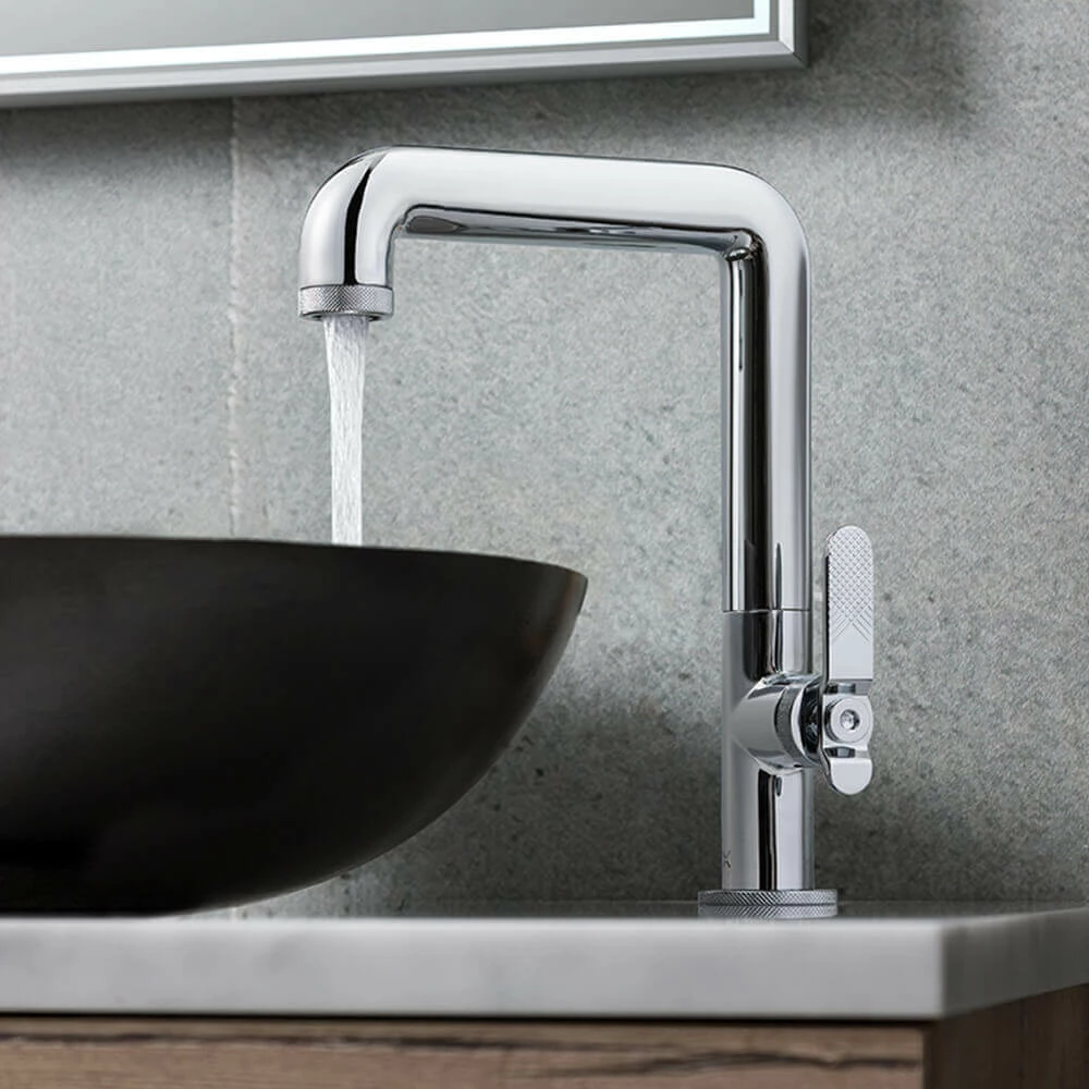 Crosswater Union Tall Basin Mixer Tap - Chrome 3 Crosswater Union Tall Basin Mixer Tap - Chrome