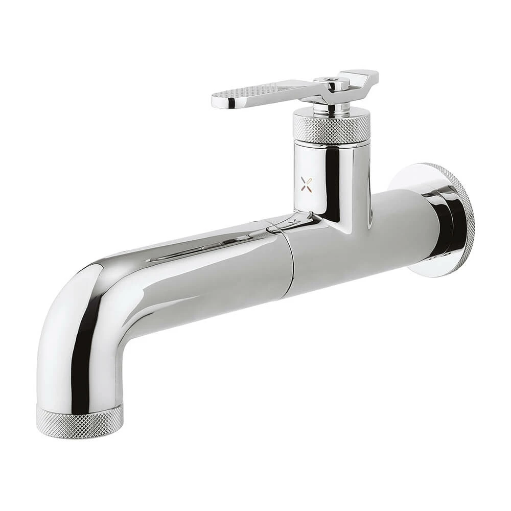 Crosswater Union 1 Hole Wall Mounted Basin Mixer Tap - Chrome 4 Crosswater Union 1 Hole Wall Mounted Basin Mixer Tap - Chrome - Image 2