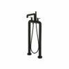 Crosswater Union Freestanding Matt Black Bath Shower Mixer With Lever Handles And Floor Plate 1 Crosswater Union Freestanding Matt Black Bath Shower Mixer With Lever Handles And Floor Plate -TAP WAREHOUSE Shop crosswater union matt black freestanding bath shower mixer levers cutout