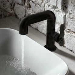 Crosswater Union WRAS Approved Mono Basin Mixer Tap - Matt Black