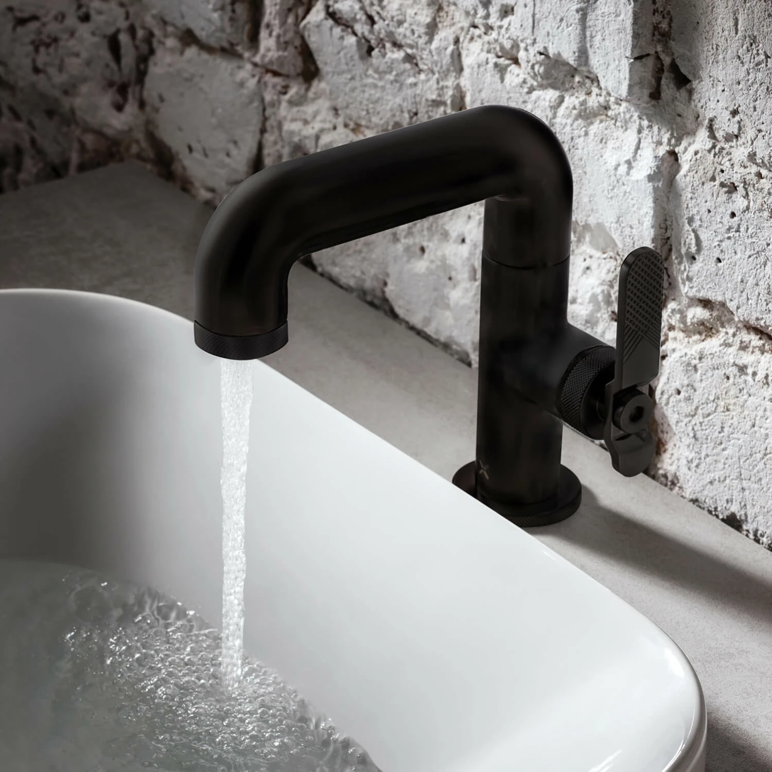 Crosswater Union WRAS Approved Mono Basin Mixer Tap - Matt Black 3 Crosswater Union WRAS Approved Mono Basin Mixer Tap - Matt Black