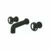 Crosswater Union WRAS Approved 3 Hole Wall Mounted Basin Mixer Tap With Wheels - Matt Black 1 Crosswater Union WRAS Approved 3 Hole Wall Mounted Basin Mixer Tap With Wheels - Matt Black -TAP WAREHOUSE Shop crosswater union matt black wall mounted 3 hole basin mixer wheels cutout