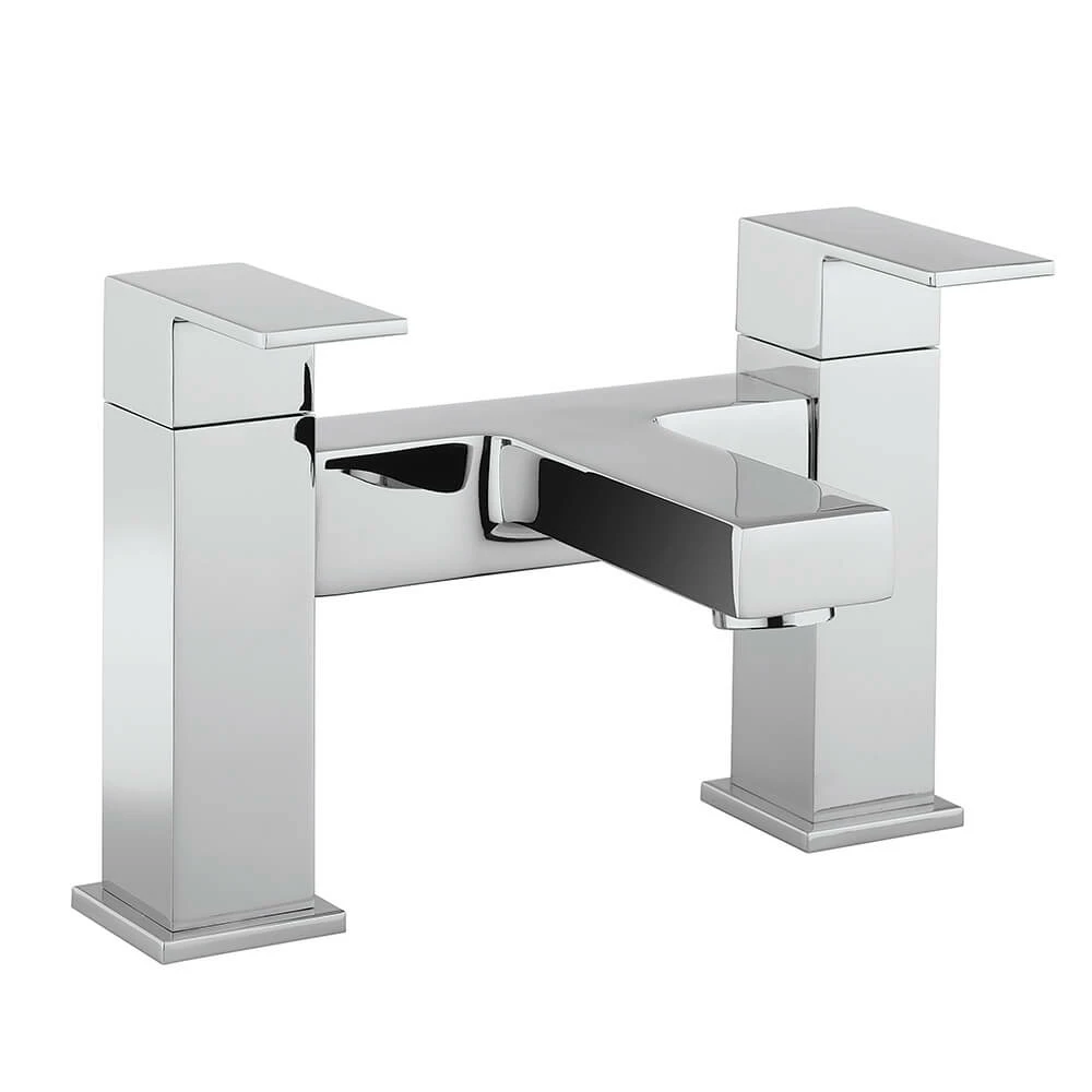 Crosswater Verge Deck Mounted Bath Filler - Brushed Stainless Steel Effect 4 Crosswater Verge Deck Mounted Bath Filler - Brushed Stainless Steel Effect - Image 2