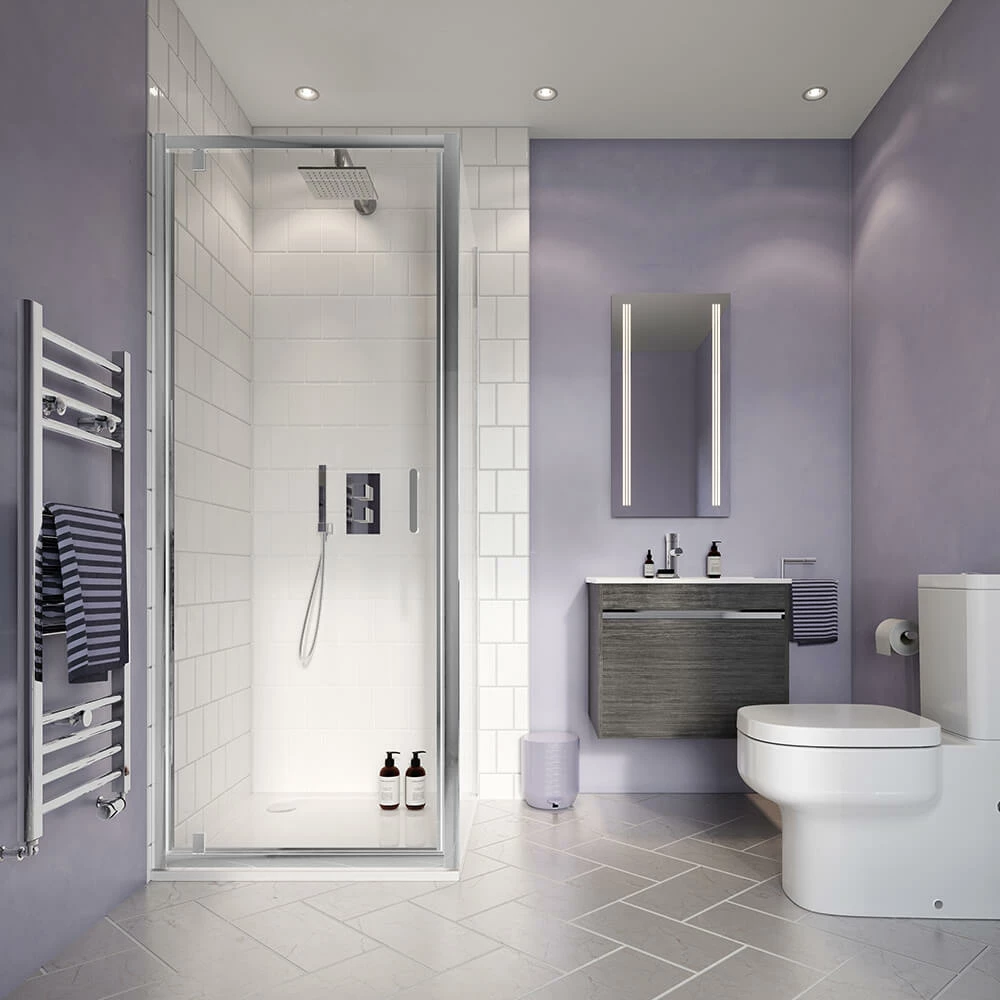 Crosswater Water Square 2 Outlet 2 Handle Shower Bundle - Chrome 7 Crosswater Water Square 2 Outlet 2 Handle Shower Bundle - Chrome - Image 5