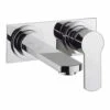 Crosswater Wisp Wall Mounted Basin 2 Hole Set With Plate 1 Crosswater Wisp Wall Mounted Basin 2 Hole Set With Plate -TAP WAREHOUSE Shop crosswater wisp wall basin mixer tap back plate