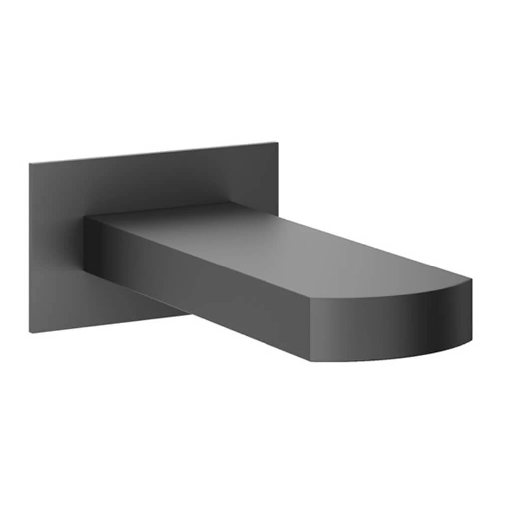 Crosswater Wisp Wall Mounted Bath Spout - Matt Black 4 Crosswater Wisp Wall Mounted Bath Spout - Matt Black - Image 2