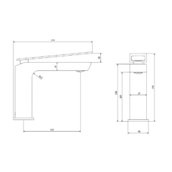 Crosswater KH Zero 3 Mono Basin Mixer 9 Crosswater KH Zero 3 Mono Basin Mixer -TAP WAREHOUSE Shop crosswater zero 3 mono basin mixer tech