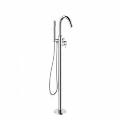 Crosswater MPRO Floorstanding Bath And Shower Mixer With Shower Kit - Brushed Stainless Steel 13 Crosswater MPRO Floorstanding Bath And Shower Mixer With Shower Kit - Brushed Stainless Steel -TAP WAREHOUSE Shop crosswatermikepro pro416fc chr