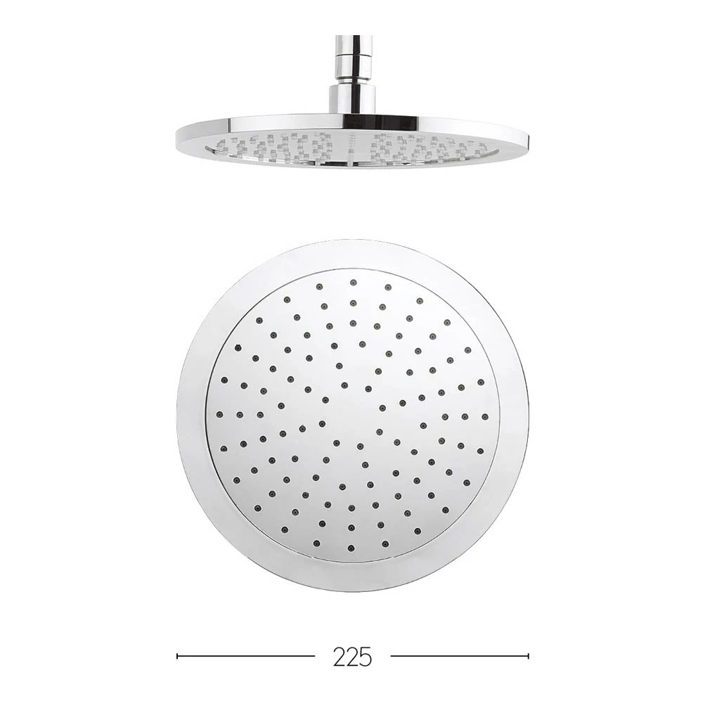 Crosswater Dial Pier Concealed Valve 2 Control With Fixed Shower Head And Designer Handset 6 Crosswater Dial Pier Concealed Valve 2 Control With Fixed Shower Head And Designer Handset - Image 4