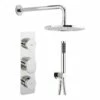 Crosswater Dial Pier Concealed Valve 2 Control With Fixed Shower Head And Designer Handset 2 Crosswater Dial Pier Concealed Valve 2 Control With Fixed Shower Head And Designer Handset -TAP WAREHOUSE Shop crswtr dial pier 14 main