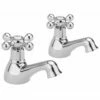 Sagittarius Demeter Bath Pillar Taps -TAP WAREHOUSE Shop dem102