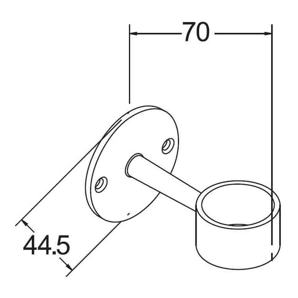 Deva Wall Mounted Hose Retainer 4 Deva Wall Mounted Hose Retainer - Image 2