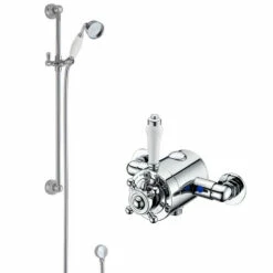 Front Page 41 Beatrice Traditional Exposed Thermostatic Shower Valve & Slide Rail Kit