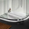 Drench 25mm Wafer Thin Luxury Stone Quadrant Shower Tray - 900x900 2 Drench 25mm Wafer Thin Luxury Stone Quadrant Shower Tray - 900x900 -TAP WAREHOUSE Shop drench 25 thin stone quadrant shower tray lifestyle