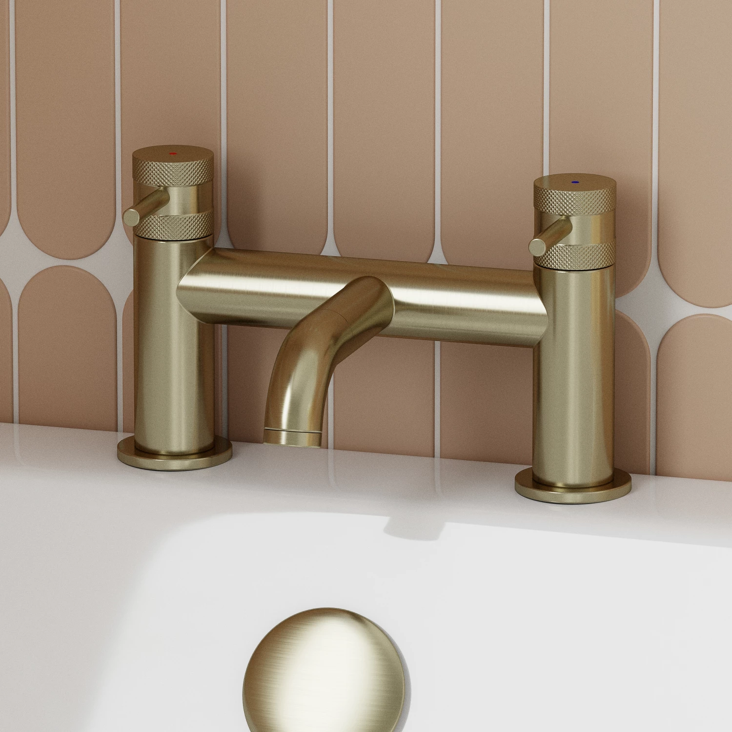 Core Deck Mounted Bath Filler - Brushed Brass 3 Core Deck Mounted Bath Filler - Brushed Brass
