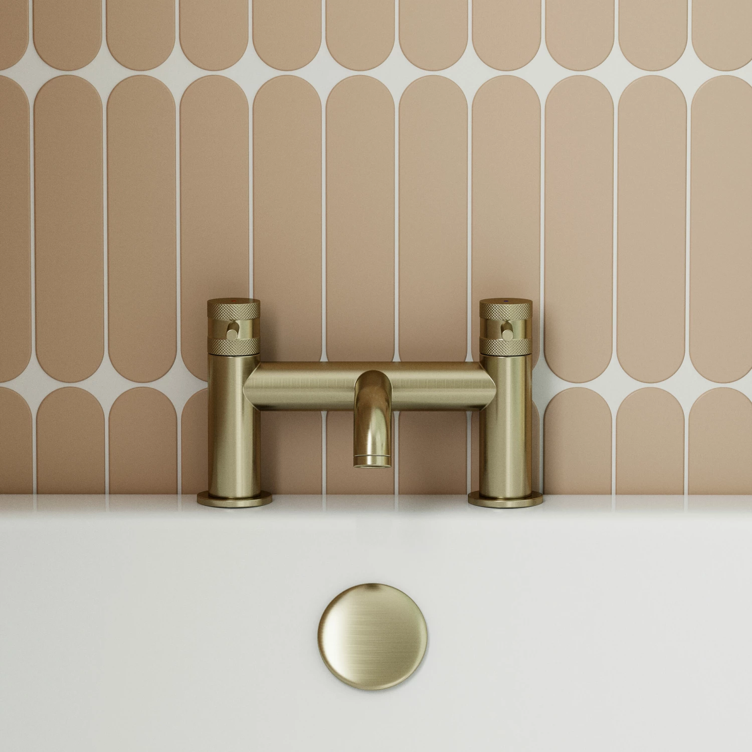 Core Deck Mounted Bath Filler - Brushed Brass 4 Core Deck Mounted Bath Filler - Brushed Brass - Image 2