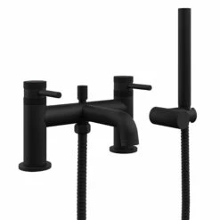Core Bath Shower Mixer Tap - Brushed Brass -TAP WAREHOUSE Shop drench core bath shower mixer black