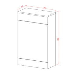 Dylan 500mm Back To Wall Toilet Unit - Green 9 Dylan 500mm Back To Wall Toilet Unit - Green -TAP WAREHOUSE Shop drench dylan btw toilet unit tech