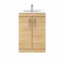 Emily 1100mm Bathroom Toilet & Sink Unit - Natural Oak - Harbour Clarity 525mm Toilet & Seat - Basin A - 40mm Height - Concealed Cistern 23 Emily 1100mm Bathroom Toilet & Sink Unit - Natural Oak - Harbour Clarity 525mm Toilet & Seat - Basin A - 40mm Height - Concealed Cistern -TAP WAREHOUSE Shop drench emily 600mm floor 2 door vanity unit natural oak cutout